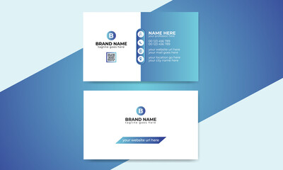 Blue modern, creative, Corporate business card Template 77 and name card, simple, Eye catching, Professional, clean template vector design with Triangle, Rectangle, Circle and Hexagon layout