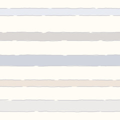 Seamless vector pattern with multi-colored horizontal stripes in pastel colors