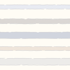 Seamless vector pattern with multi-colored horizontal stripes in pastel colors