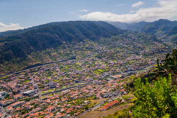 Funchal city at Madeira island, Portugal