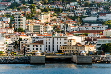 Funchal city at Madeira island, Portugal