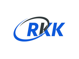 RKK letter creative modern elegant swoosh logo design