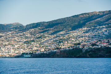 Fototapeta na wymiar Funchal city at Madeira island, Portugal