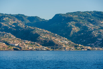 Funchal city at Madeira island, Portugal