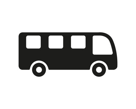 Bus. Vector image. Icon.