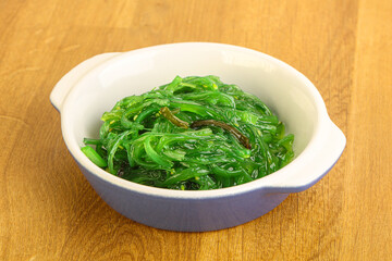 Japanese traditional seaweed salad Chukka