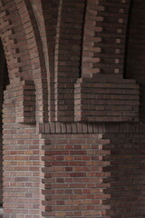 Amsterdam School of Architecture Brickwork Close Up in Amsterdam, Netherlands