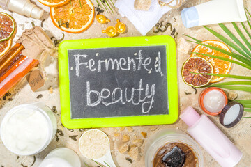 Fermented beauty skin and hair care cosmetic, with powerful nature fermentation ingredients –...