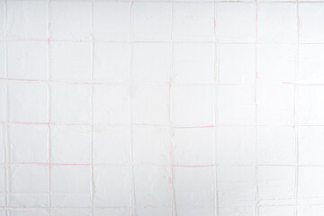 White tiles background