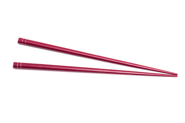 Chopsticks isolated on white background