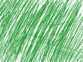 Green strokes diagonally on a white surface. Abstract background