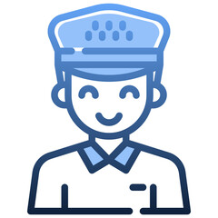 TAXI DRIVER Gradient icon,linear,outline,graphic,illustration