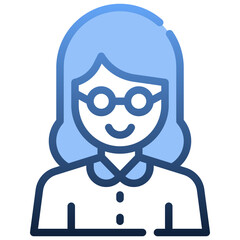 TEACHER Gradient icon,linear,outline,graphic,illustration