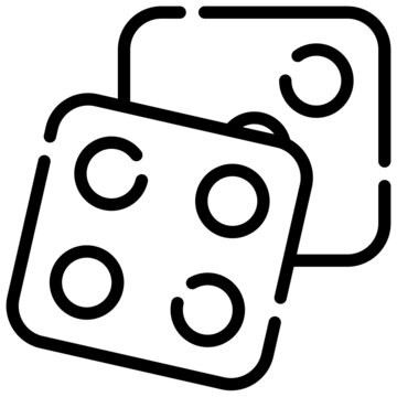 recommend clip art: DICES line icon,linear,outline,graphic,illustration