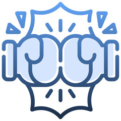 BOXING Gradient icon,linear,outline,graphic,illustration