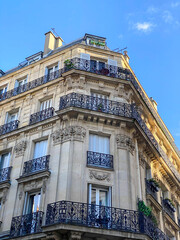 facade of the building Paris