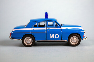 Miniature toy retro car.