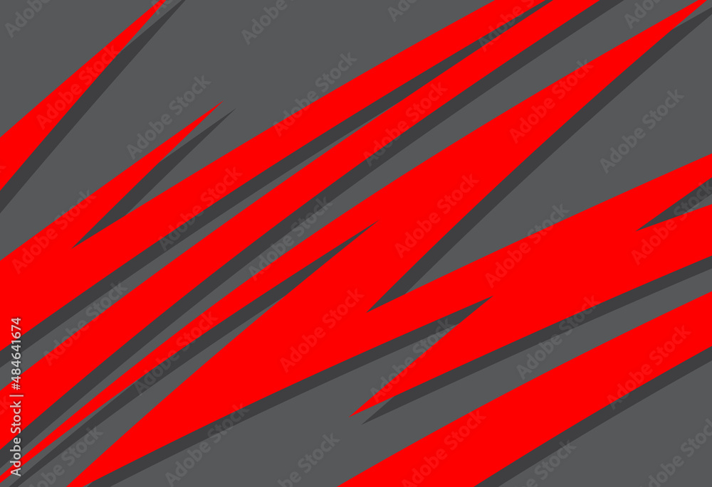 Poster abstract background with sharp and spikes line pattern