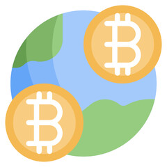 GLOBE flat icon,linear,outline,graphic,illustration