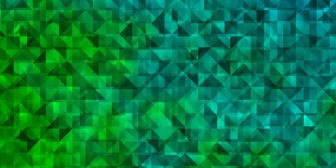 Light Blue, Green vector layout with lines, triangles.