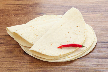 Mexican Tortilla circle bread for cooking