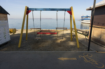 playground in the beach