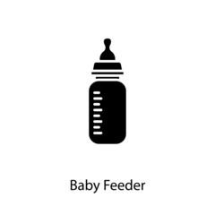 Baby Feeder icon in vector. Logotype