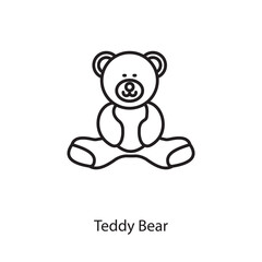Teddy Bear icon in vector. Logotype
