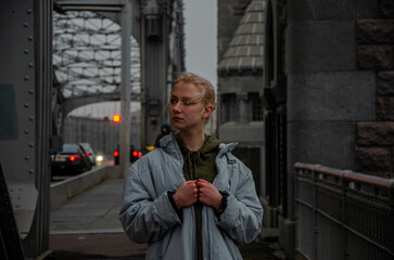 girl on the bridge