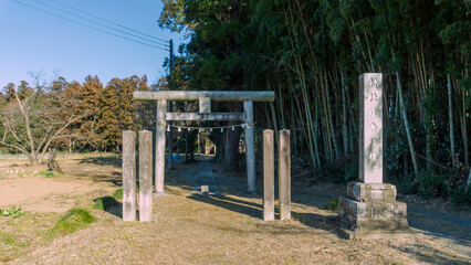 境内に坂上田村麻呂を祀る将軍神社がある日吉神社／埼玉県比企郡嵐山町将軍沢