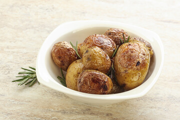 Roasted baby potato with rosemary