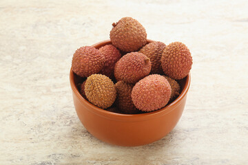 Sweet juice lychee tropical fruit