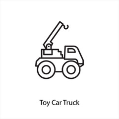 Toy Car Truck icon in vector. Logotype