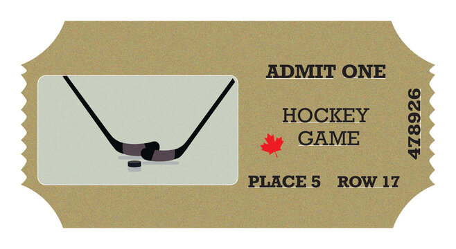 Hockey ticket 