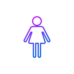 Woman sign icon