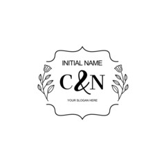 CN Beautiful elegant logos or wedding monograms collection	
