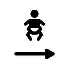 Baby sign icon