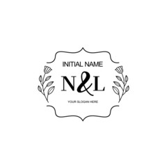 NL Beautiful elegant logos or wedding monograms collection	

