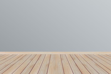 empty room with wooden floor