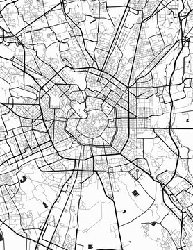 Milan City Map