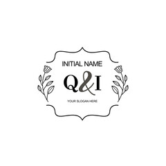QI Beautiful elegant logos or wedding monograms collection	

