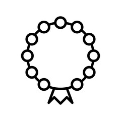 Obraz premium Beads Icon