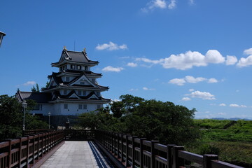 Fototapeta premium お城がある風景