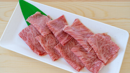 日本産の牛肉｜肩ロース肉