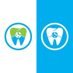 Dental logo Template vector illustration