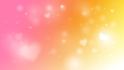 background wallpaper with hearts blur glare gentle splash pattern love