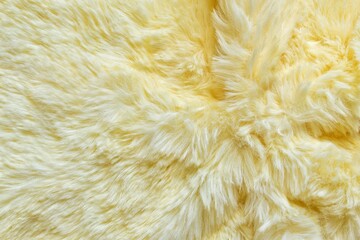 yellow fur texture close-up beautiful abstract light yellow fur background