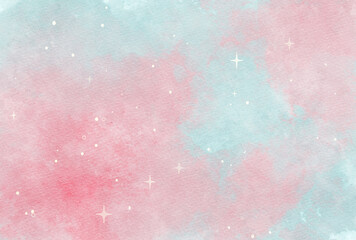 背景素材_水彩テクスチャ_ピンク