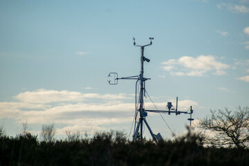 Weather measuring station for scientific research