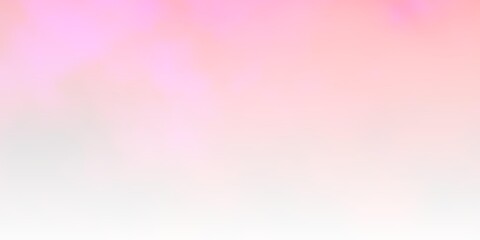 Light Pink vector backdrop with cumulus.